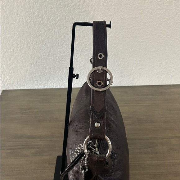 Coach Allie Leather Hobo Shoulder Bag Purse Tote 13655 - Picture 4 of 11